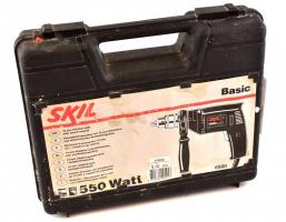 Skil fúrógép, működő állapotban, tokkal, hozzá két bontatlan fúrószár készlet