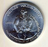 USA 1982. 1/2$ Ag "Washington" T:1/2+