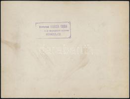 cca 1906 Miskolc, Forstné Váncza Emma fényképész pecsétjével jelzett, iskolai csoportkép, 10x15 cm, ...