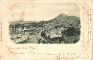1900 Most, Brüx; general view. Verlag v. Gustav Gabert (fl)