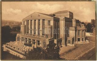 Teplice, Teplice-Sanov, Teplitz-Schönau; Stadttheater / Mestské divadlo / theatre. Verlag Hugo Löbl (EB)