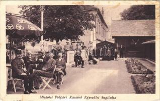 1929 Miskolc, Polgári Kaszinó Egyesület kuglizója, tekepálya (EK)