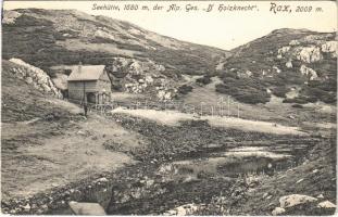 1909 Rax, Seehütte der Alp. Ges. D Holzknecht / chalet, tourist house, mountain (EK)