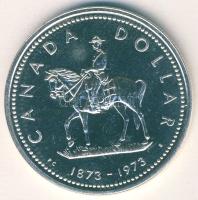 Kanada 1973. 1$ Ag "Lovasrendőr" T:PL
