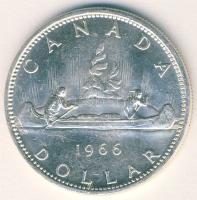 Kanada 1966. 1$ Ag "Kenu" T:2