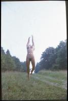 cca 1973 Mozgás- és mozdulatművészeti kompozíciók a szabadban és a műteremben; Czakó László (?-?) pé...