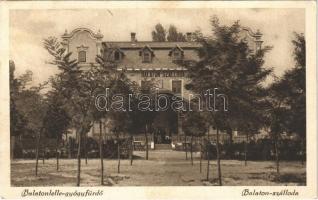 1924 Balatonlelle-gyógyfürdő, Balaton szálloda