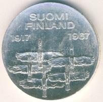 Finnország 1967. 10M Ag "Függetlenség 50. évfordulója" T:2