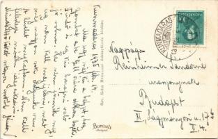 1935 Kunmadaras, Református templom és fiúiskola, Hősök szobra, Izraelita templom, zsinagóga, község...