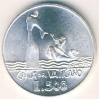 Vatikán 1978. 500L Ag VI.Pál T:1-/2+