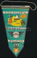 cca 1970 'IBUSZ Visit Hungary! Balaton'/'Visitez la Hongrie - Balaton' feliratú ...