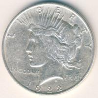 USA 1922D 1$ Ag "Peace" T:3