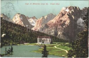 1910 Lago di Misurina, Lake Misurina; Grand Hotel (EK)
