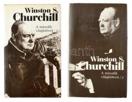 Winston S. Churchill: A második világháború I-II. kötet. Bp., 1989, Európa. Kiadói egészvászon-kötés , az első kötet borítóján egy folt. Kiadói papír védőborító, kopottas állapotban.