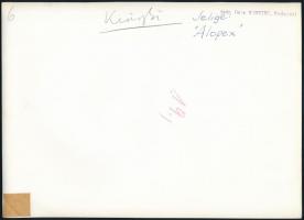 cca 1933 Kinszki Imre (1901-1945) budapesti fotóművész hagyatékából, pecséttel jelzett és aláírt vin...