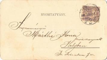 1900 Romantic couple. litho (felületi sérülés / surface damage)