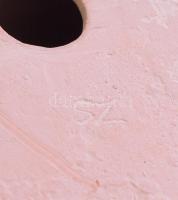 Rácz Edit (1936): Anya gyermekével. Terrakotta szobor, jelzett, hibátlan, m: 27 cm