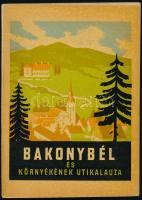 Bakonybél és környékének útikalauza. Balatonfüred, 1961. Veszprém megyei Tanács. Kiadói papírkötésben, szép állapotban