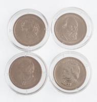 Amerikai Egyesült Államok 2010D 1$ Mn-sárgaréz "Pierce" + 2011D 1$ Mn-sárgaréz "Johns...