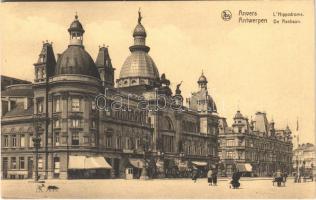 Antwerp, Anvers, Antwerpen; LHippodrome / De Renbaan / square, Helles Bier, cafe