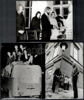 cca 1962 Az Omega együttes ,,ősfényképe és két későbbi fotó, összesen 3 db vintage fotó jelzések nélkül, 13x18 cm