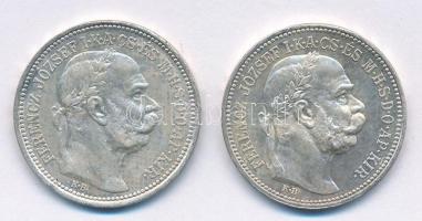 1915KB 1K Ag Ferenc József (2x) T:1-,2 Adamo K5.1