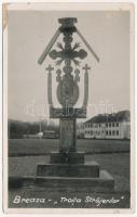 Breaza, Troita Strajerilor / wooden cross. photo (fl)