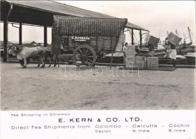 1953 E. Kern & Co. ltd. tea shipping in Colombo