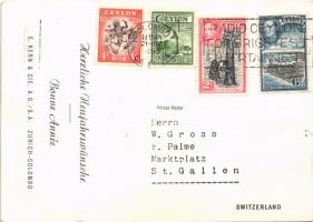1953 E. Kern & Co. ltd. tea shipping in Colombo