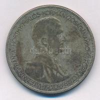 1930. 5P Ag &quot;Horthy jobbra&quot; T:2-,3 patina Adamo P8