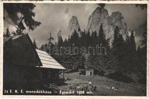 1943 Csíki-havasok, Muntii Ciucului; Egyes-kő, EKE menedékház / mountain peak, chalet, tourist house (EK)