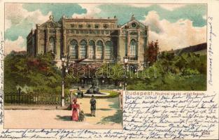 Budapest V. Vigadó litho (fa)