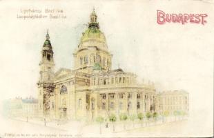 Budapest Bazilika Litho