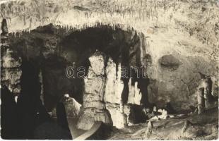 Hermánd, Hermanecz, Harmanec; Harmanecké jaskyne pri Banskej Bystrici / Hermándi-barlang / cave, interior (Rb)
