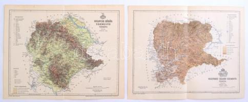 A Magyar Királyság és Horvátország vármegyei térképei, összesen 69 db térkép (Pozsony és Pozsega hiá...