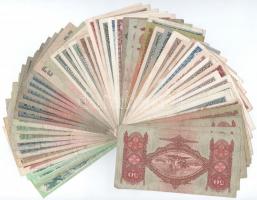153db-os korona-pengő-forint bankjegy tétel, benne többek között szép tartású 1930. 20P és további p...