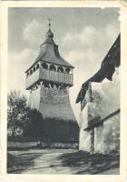 Gácsfalu, Stará Halic; Fa harangláb / Drevená zvonica / wooden belfry. Ethnografia Slovaca. Foto K. Plicka (EB)