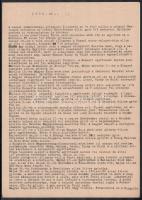 1932 FTC és egyéb eredmények (Los Angelesi olimpia, Mo. bajnokságai), részben géppel és kézzel írt, ...