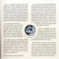 2010. 5Ft-200Ft (6xklf) forgalmi sor dísztokban, valamint 2010. "Pécs 2010 - Európa Kulturális ...