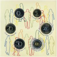 2011. 5Ft-200Ft (6xklf) "Az Európai Unió Tanácsának magyar elnöksége" forgalmi sor szettbe...