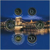 2009. 5Ft-200Ft (6xklf) "Lánchíd" forgalmi sor szettben T:PP Adamo FO43.1