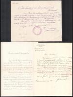 1912-1945 9 db oktatásüggyel kapcsolatos okmány