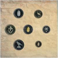 2005. 1Ft-100Ft (7xklf) forgalmi sor szettben + 2005. 10Ft "József Attila" T:PP 
Adamo FO...