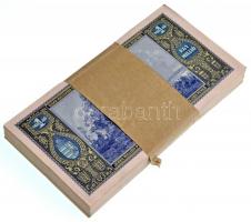 1945. 1.000.0000P (100x) sorszámkövetők, sérült eredeti banki kötegelővel T:I,I- az első bankjegy II...