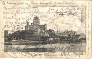 1904 Esztergom, Bazilika, Duna. Kardos Dezső (EK)