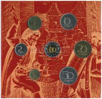 2001. 1Ft-100Ft (7xklf) forgalmi sor dísztokban, "Magyarország pénzérméi" sorozat T:PP Ada...