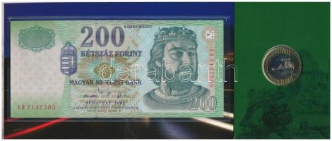 2009. 200Ft elsőnapi veret, sorszámozott díszcsomagolásban "03040" sorszámmal + 2006. 200F...