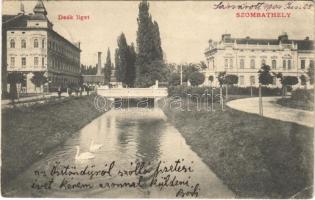 1904 Szombathely, Deák liget, híd (EK)
