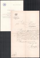 1885-1942 9 db alispáni és polgármesteri hivatali irat