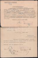 1897-1946 12 db vasúti okmány, számla, stb